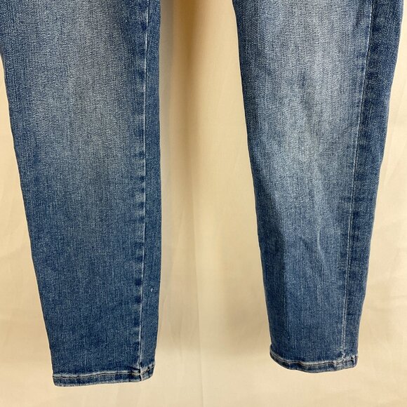 Frame Le One Skinny Crop Jeans 2 29-34 Sapphire Blue - Picture 4 of 10